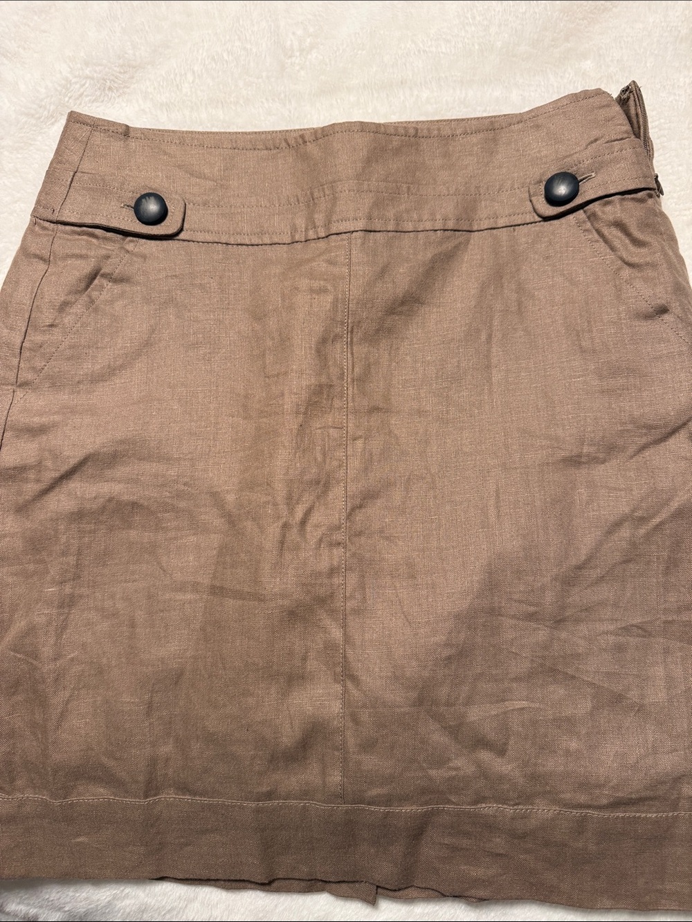 Banana Republic Beige Mini Skirt
